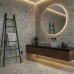 Полотенцесушители Instal Projekt Escada Electro 1600x600 Black mat (круглый)